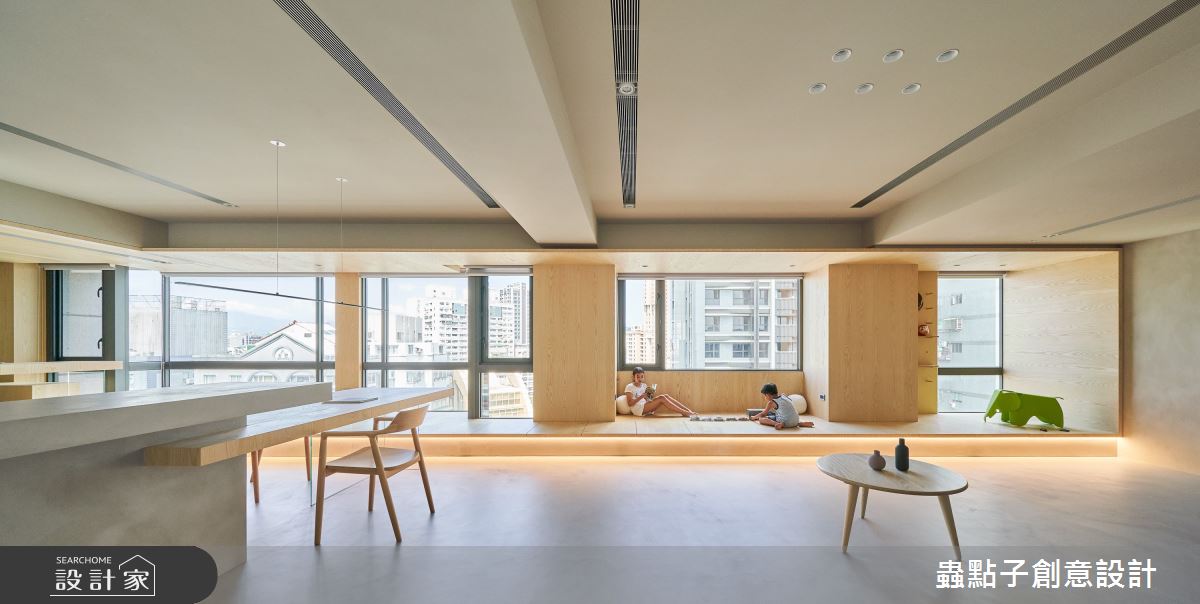 42坪老屋(16~30年)＿簡約風客廳餐廳案例圖片＿蟲點子創意設計＿蟲點子_103之10