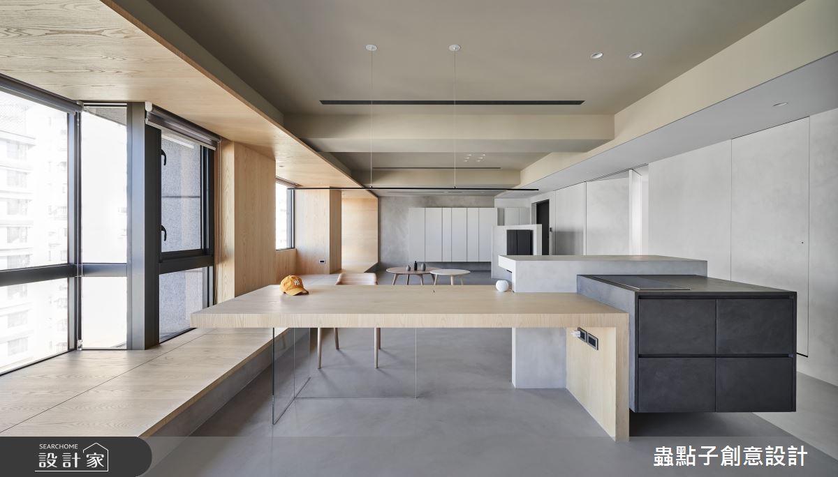 42坪老屋(16~30年)＿簡約風客廳餐廳案例圖片＿蟲點子創意設計＿蟲點子_103之22