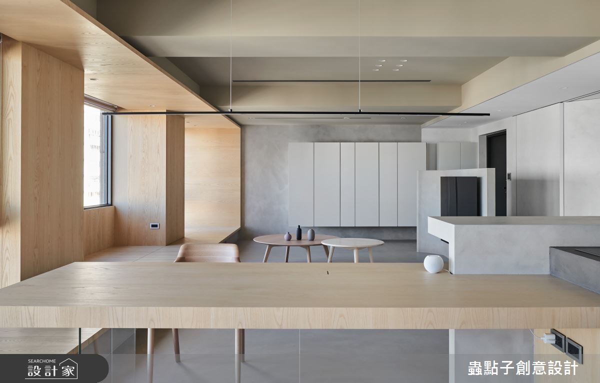 42坪老屋(16~30年)＿簡約風客廳餐廳案例圖片＿蟲點子創意設計＿蟲點子_103之23