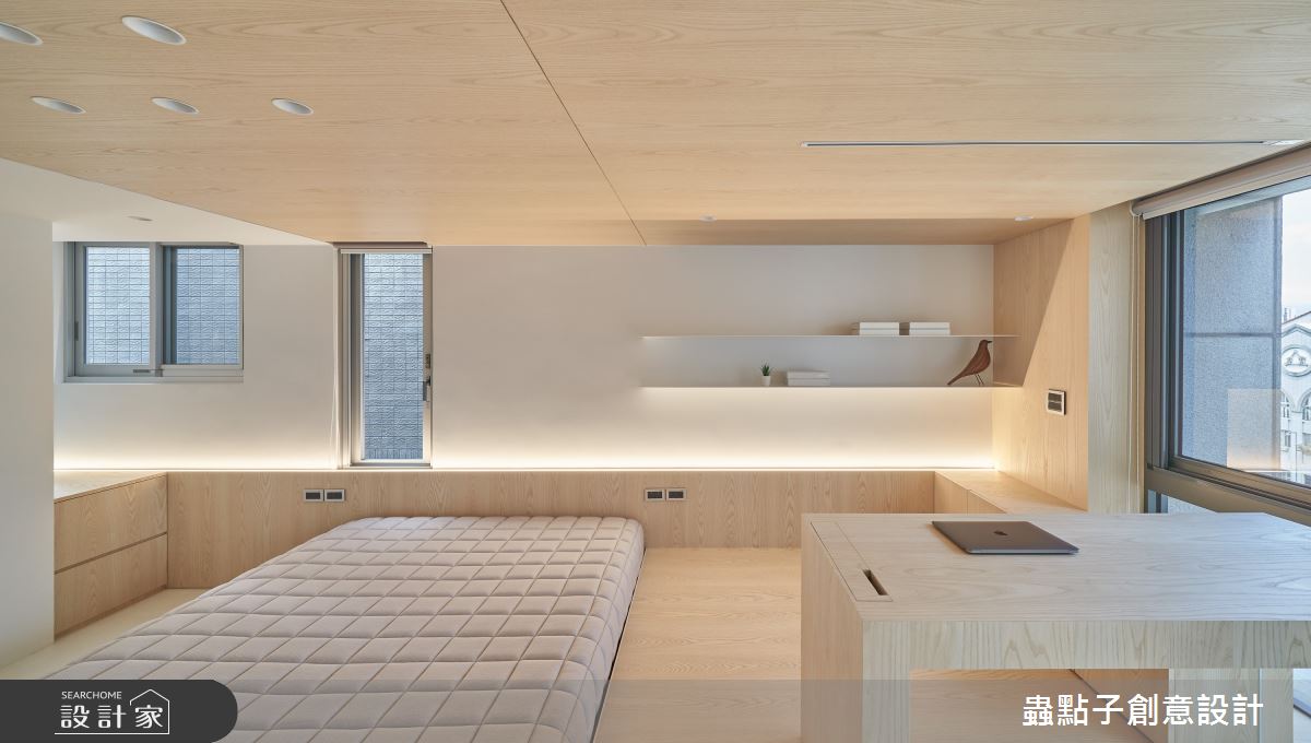 42坪老屋(16~30年)＿簡約風臥室書房案例圖片＿蟲點子創意設計＿蟲點子_103之30