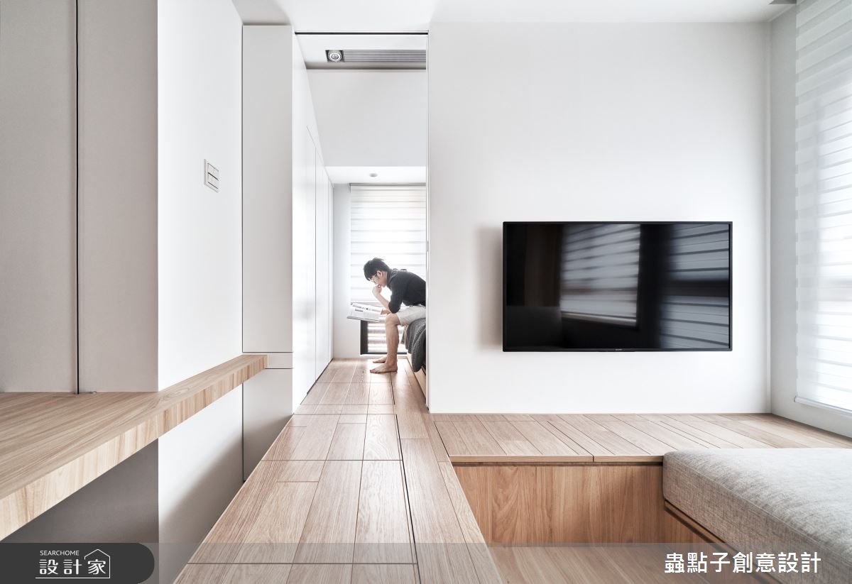 8坪老屋(16~30年)＿簡約風客廳案例圖片＿蟲點子創意設計＿蟲點子_104之1