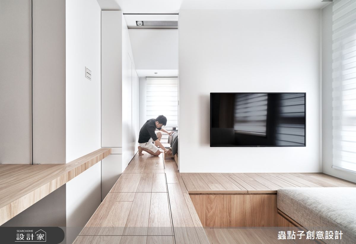 8坪老屋(16~30年)＿簡約風客廳案例圖片＿蟲點子創意設計＿蟲點子_104之2