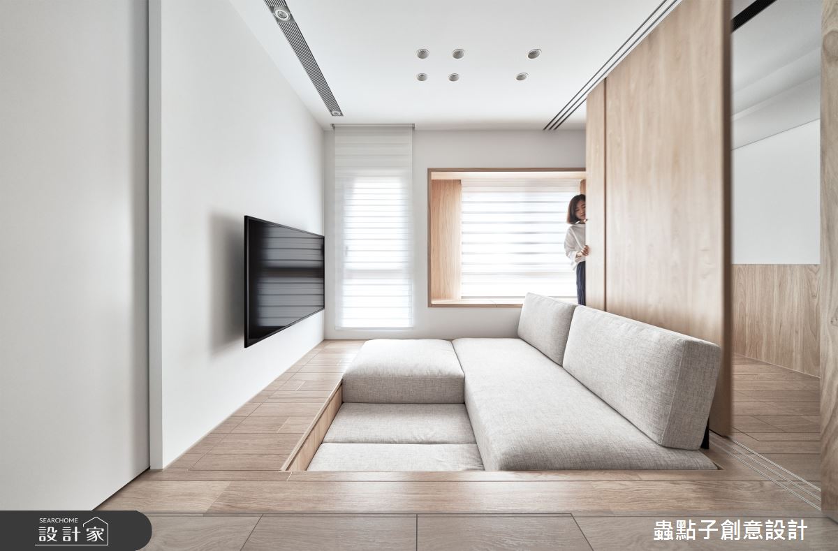 8坪老屋(16~30年)＿簡約風客廳案例圖片＿蟲點子創意設計＿蟲點子_104之6
