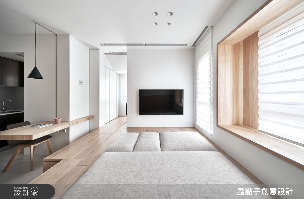 8坪老屋(16~30年)＿簡約風客廳餐廳案例圖片＿蟲點子創意設計＿蟲點子_104之14