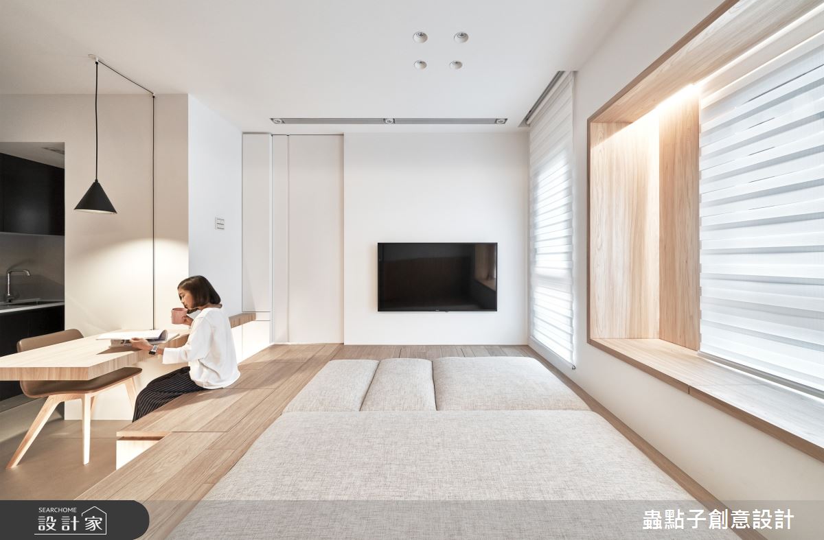 8坪老屋(16~30年)＿簡約風客廳餐廳案例圖片＿蟲點子創意設計＿蟲點子_104之16