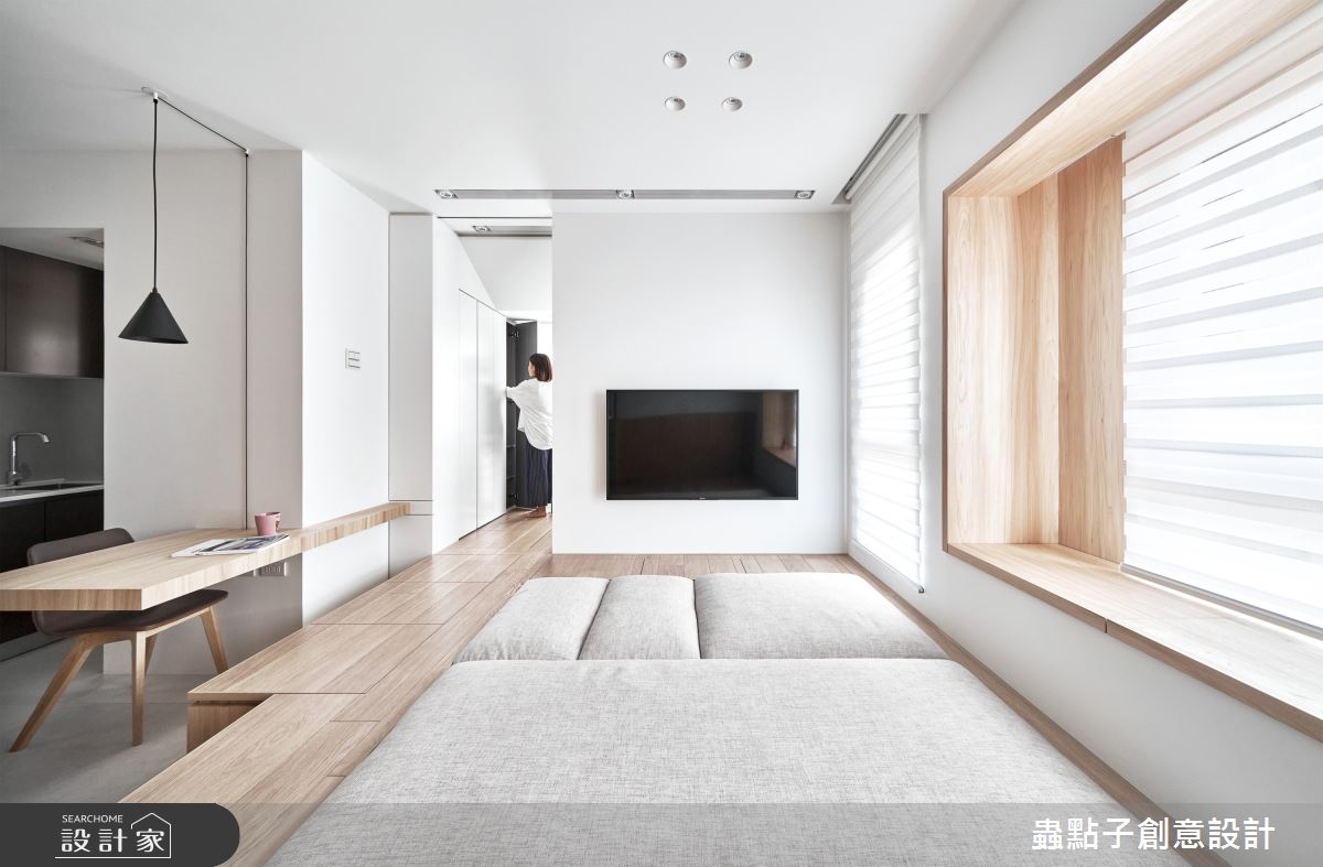 8坪老屋(16~30年)＿簡約風客廳餐廳案例圖片＿蟲點子創意設計＿蟲點子_104之17