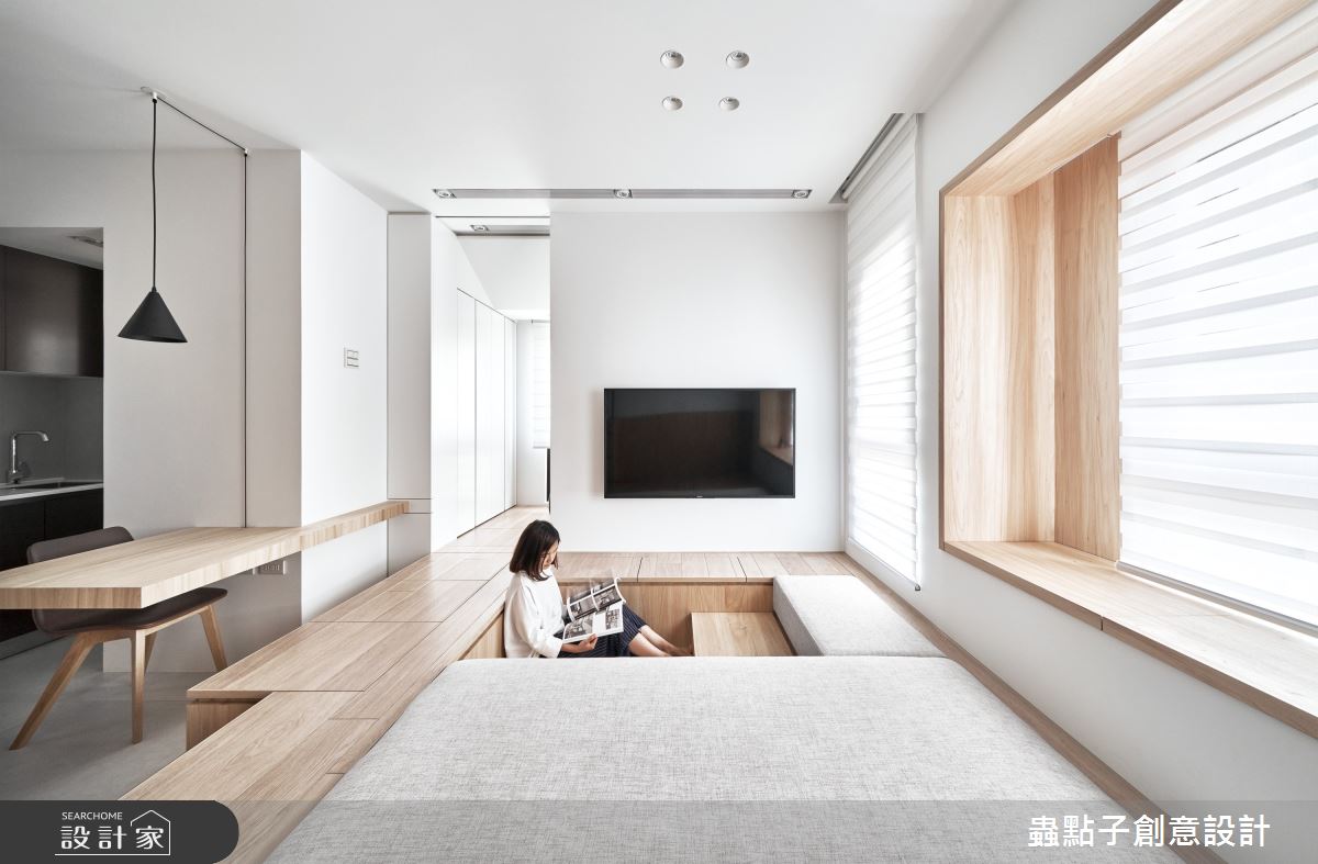 8坪老屋(16~30年)＿簡約風客廳餐廳案例圖片＿蟲點子創意設計＿蟲點子_104之18