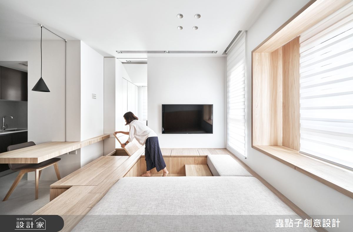 8坪老屋(16~30年)＿簡約風客廳餐廳案例圖片＿蟲點子創意設計＿蟲點子_104之20