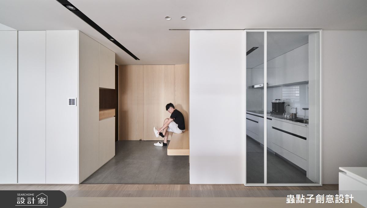 32坪新成屋(5年以下)＿簡約風玄關廚房案例圖片＿蟲點子創意設計＿蟲點子_106之4