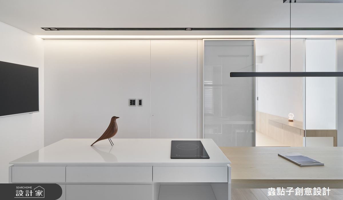 32坪新成屋(5年以下)＿簡約風餐廳中島案例圖片＿蟲點子創意設計＿蟲點子_106之17