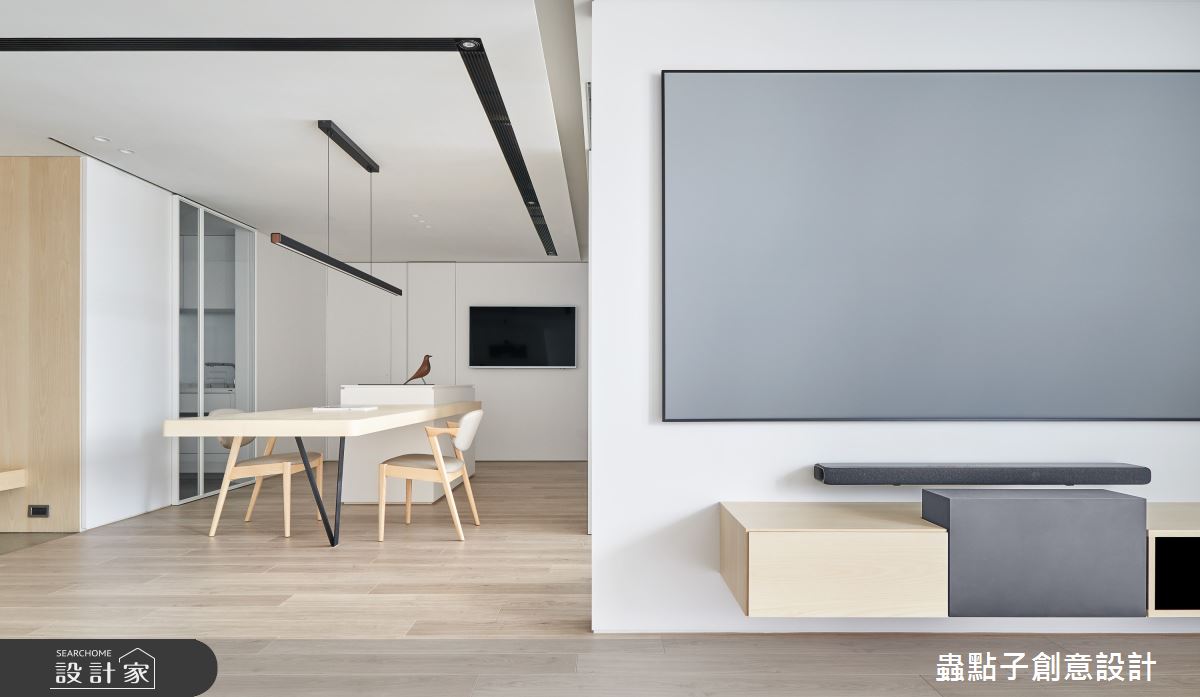 32坪新成屋(5年以下)＿簡約風客廳餐廳案例圖片＿蟲點子創意設計＿蟲點子_106之12