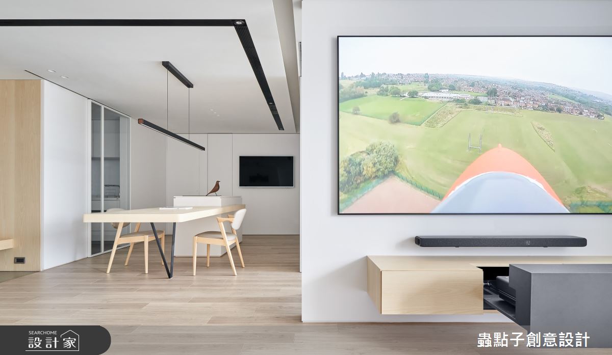 32坪新成屋(5年以下)＿簡約風客廳餐廳案例圖片＿蟲點子創意設計＿蟲點子_106之13