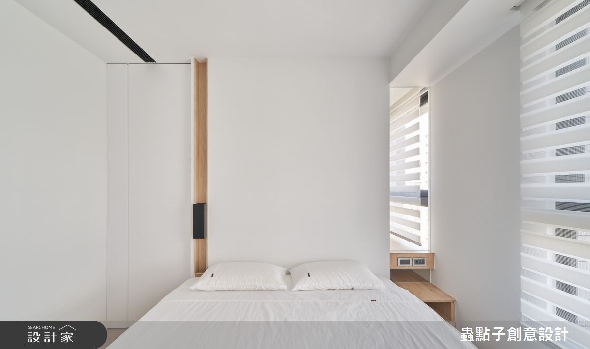 32坪新成屋(5年以下)＿簡約風臥室案例圖片＿蟲點子創意設計＿蟲點子_106之25