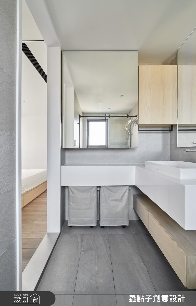 32坪新成屋(5年以下)＿簡約風浴室案例圖片＿蟲點子創意設計＿蟲點子_106之31