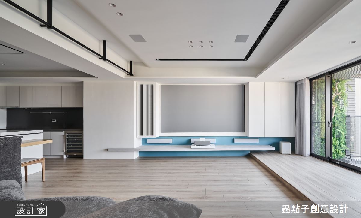 39坪新成屋(5年以下)＿簡約風客廳廚房案例圖片＿蟲點子創意設計＿蟲點子_107之10