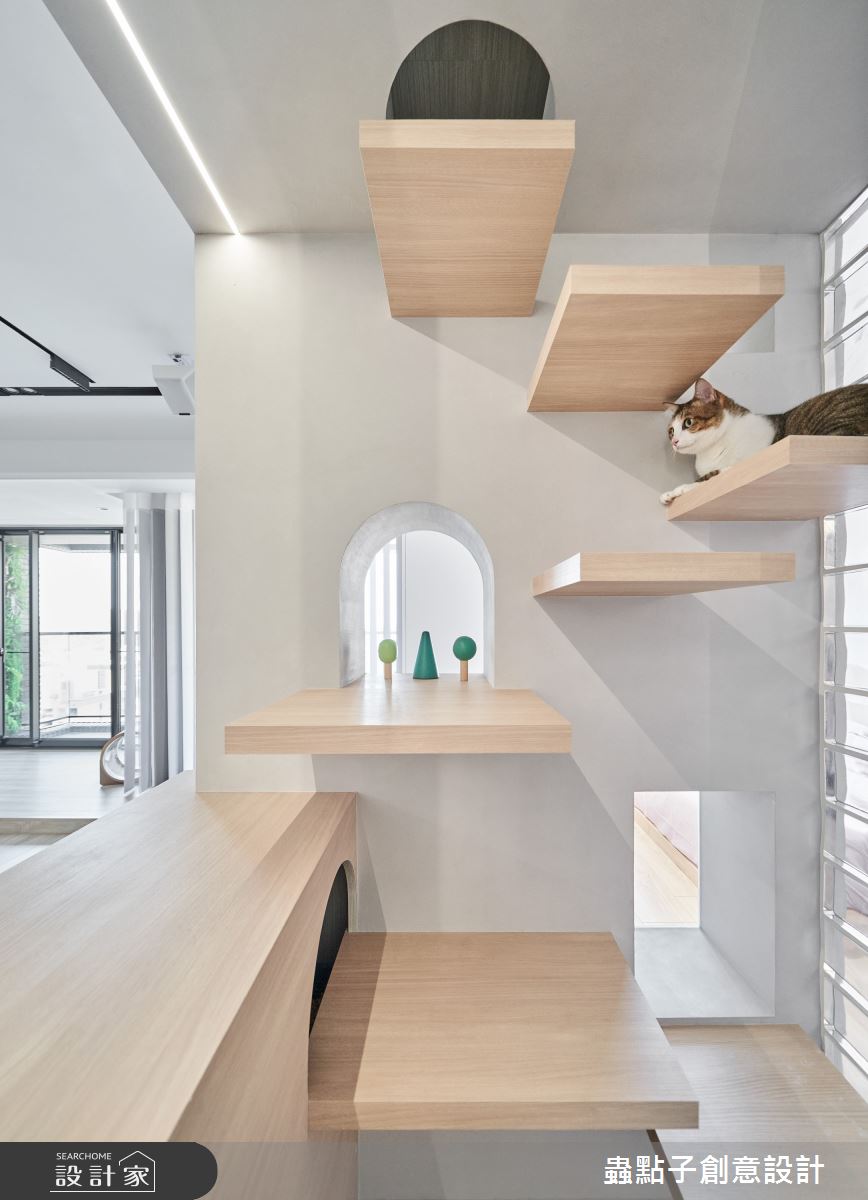 39坪新成屋(5年以下)＿簡約風客廳寵物案例圖片＿蟲點子創意設計＿蟲點子_107之18