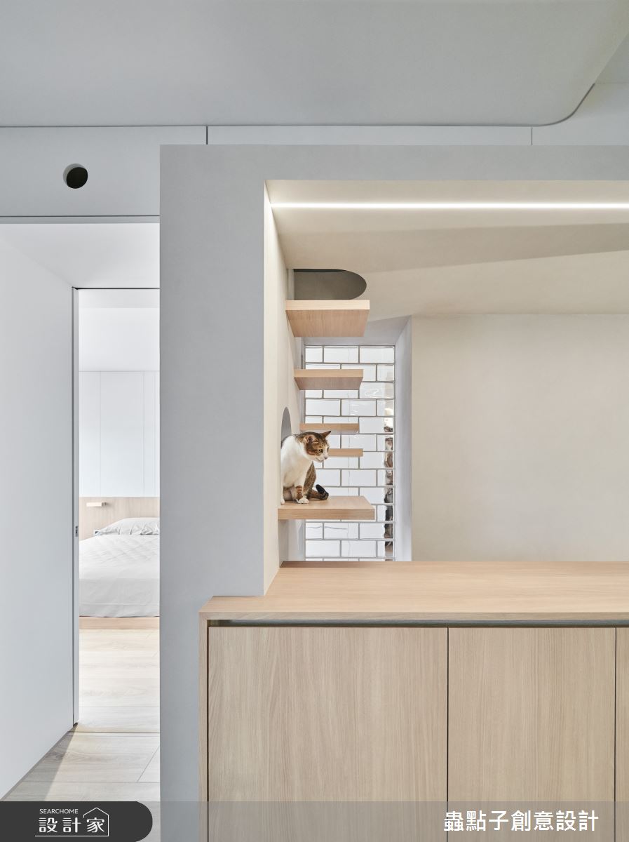 39坪新成屋(5年以下)＿簡約風客廳寵物案例圖片＿蟲點子創意設計＿蟲點子_107之20