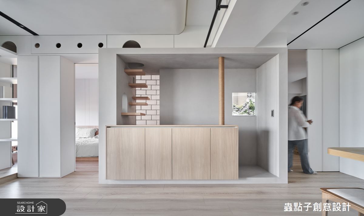 39坪新成屋(5年以下)＿簡約風客廳寵物案例圖片＿蟲點子創意設計＿蟲點子_107之23