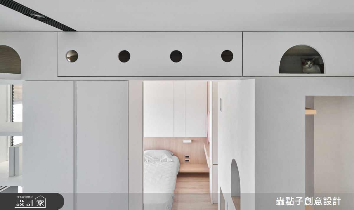 39坪新成屋(5年以下)＿簡約風客廳臥室寵物案例圖片＿蟲點子創意設計＿蟲點子_107之28