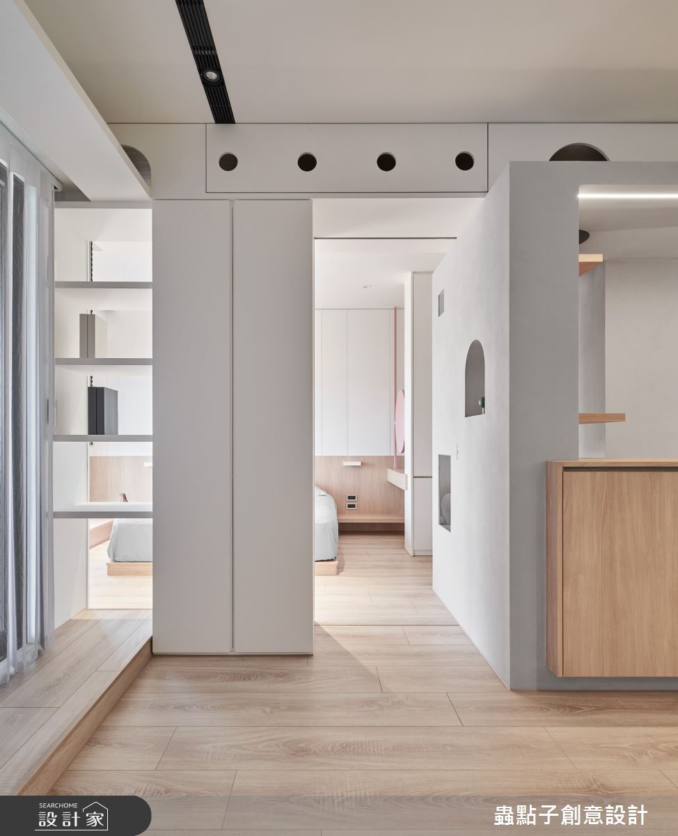 39坪新成屋(5年以下)＿簡約風客廳臥室寵物案例圖片＿蟲點子創意設計＿蟲點子_107之29