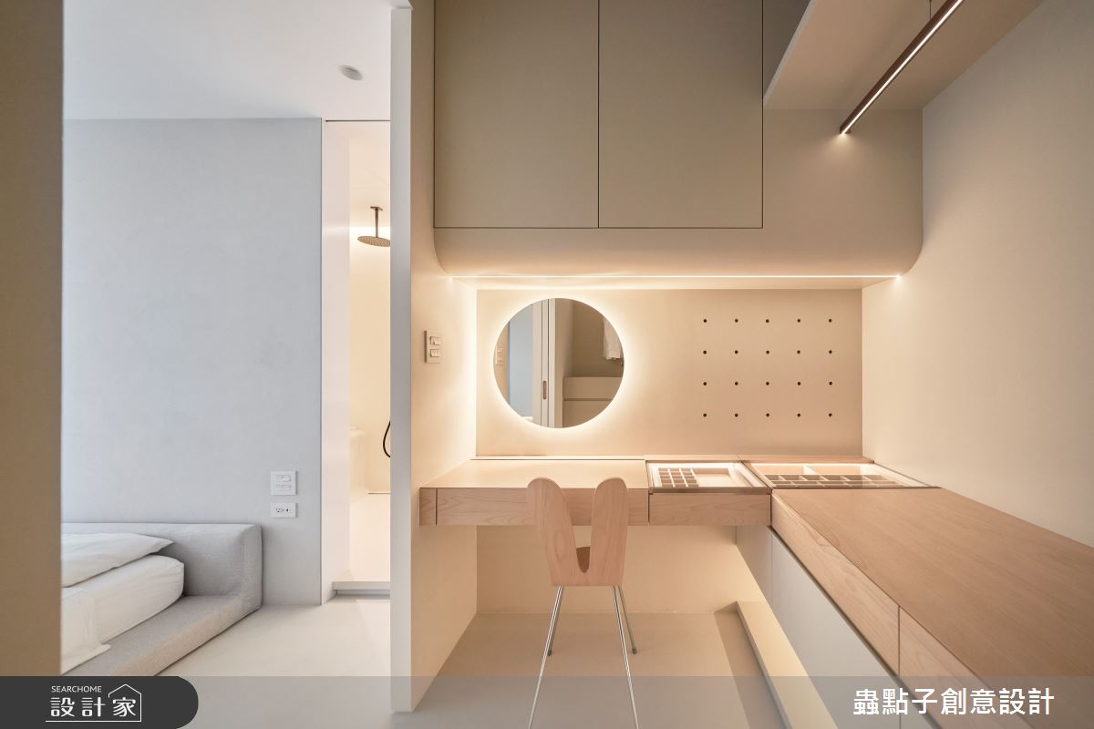 21坪新成屋(5年以下)＿北歐風臥室更衣間案例圖片＿蟲點子創意設計＿蟲點子_108之53