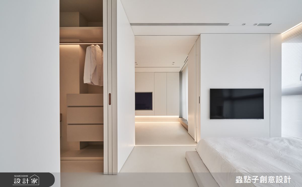 21坪新成屋(5年以下)＿北歐風臥室更衣間案例圖片＿蟲點子創意設計＿蟲點子_108之48