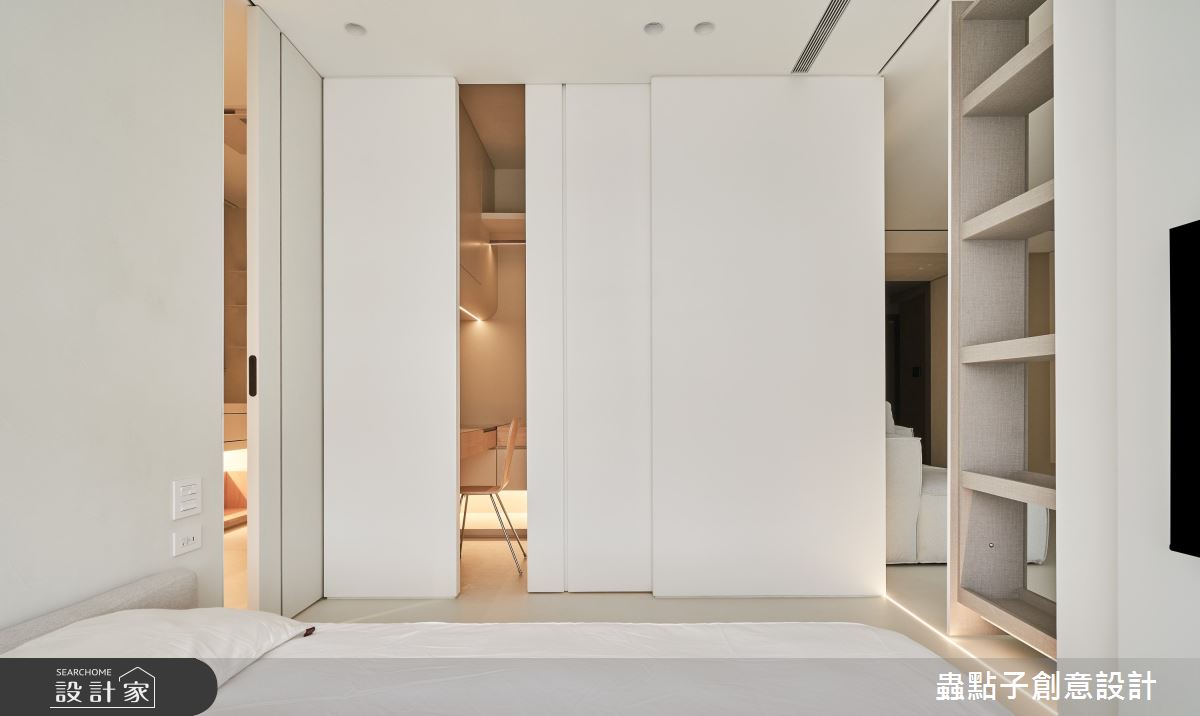 21坪新成屋(5年以下)＿北歐風臥室更衣間案例圖片＿蟲點子創意設計＿蟲點子_108之51