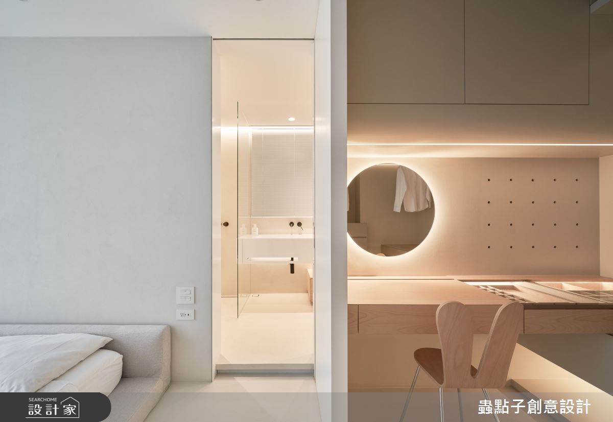 21坪新成屋(5年以下)＿北歐風臥室更衣間浴室案例圖片＿蟲點子創意設計＿蟲點子_108之52