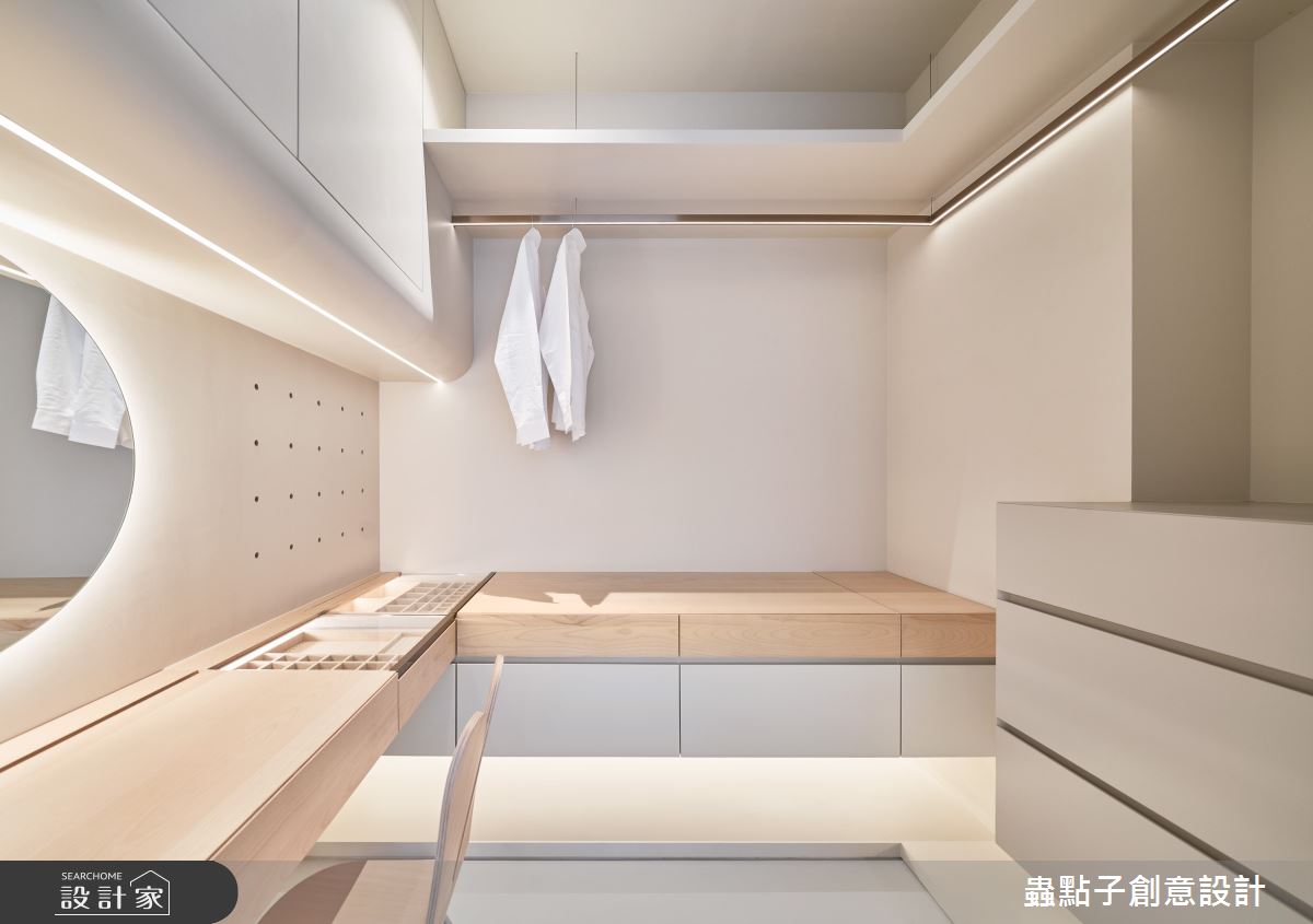 21坪新成屋(5年以下)＿北歐風更衣間案例圖片＿蟲點子創意設計＿蟲點子_108之54