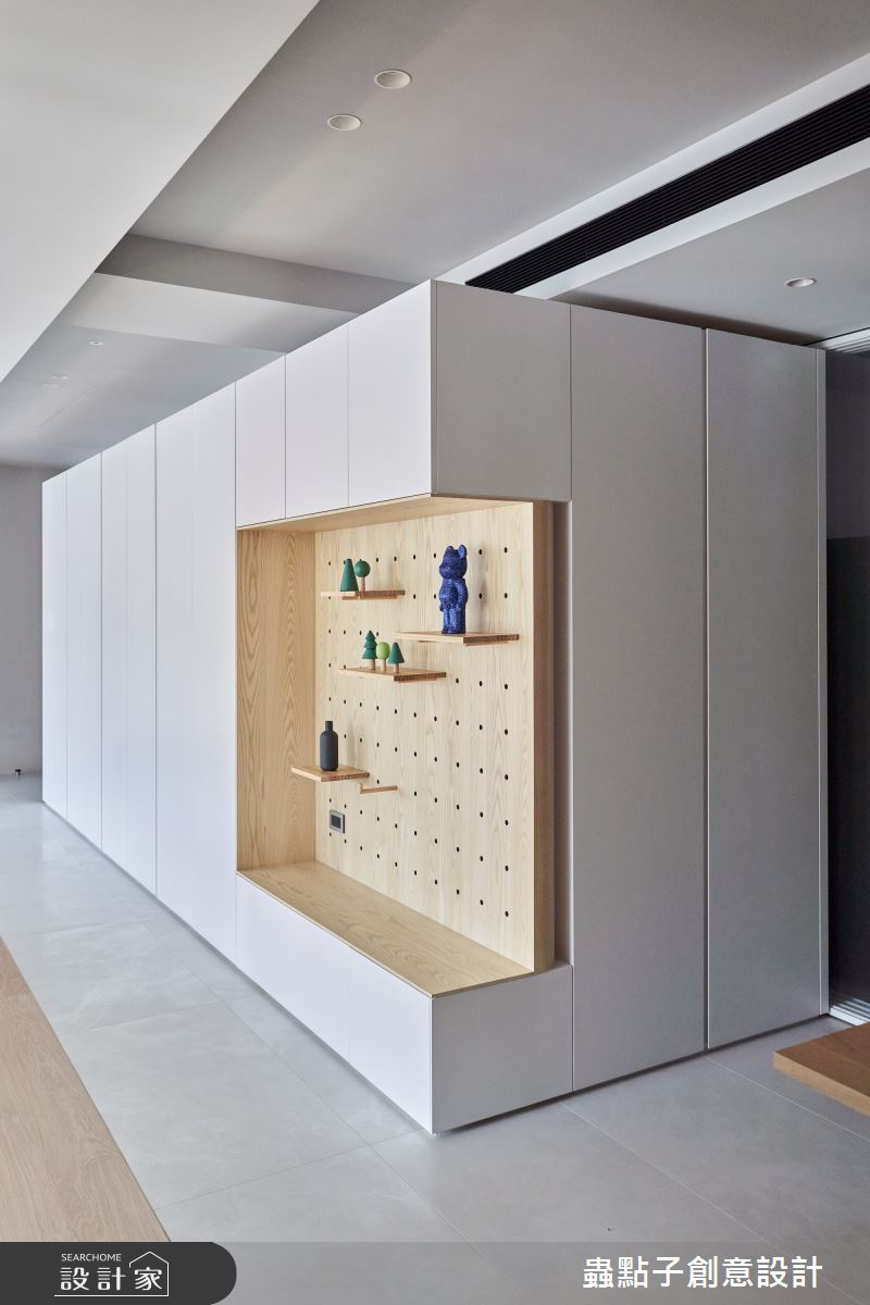 50坪新成屋(5年以下)＿簡約風客廳走廊案例圖片＿蟲點子創意設計＿蟲點子_109之20