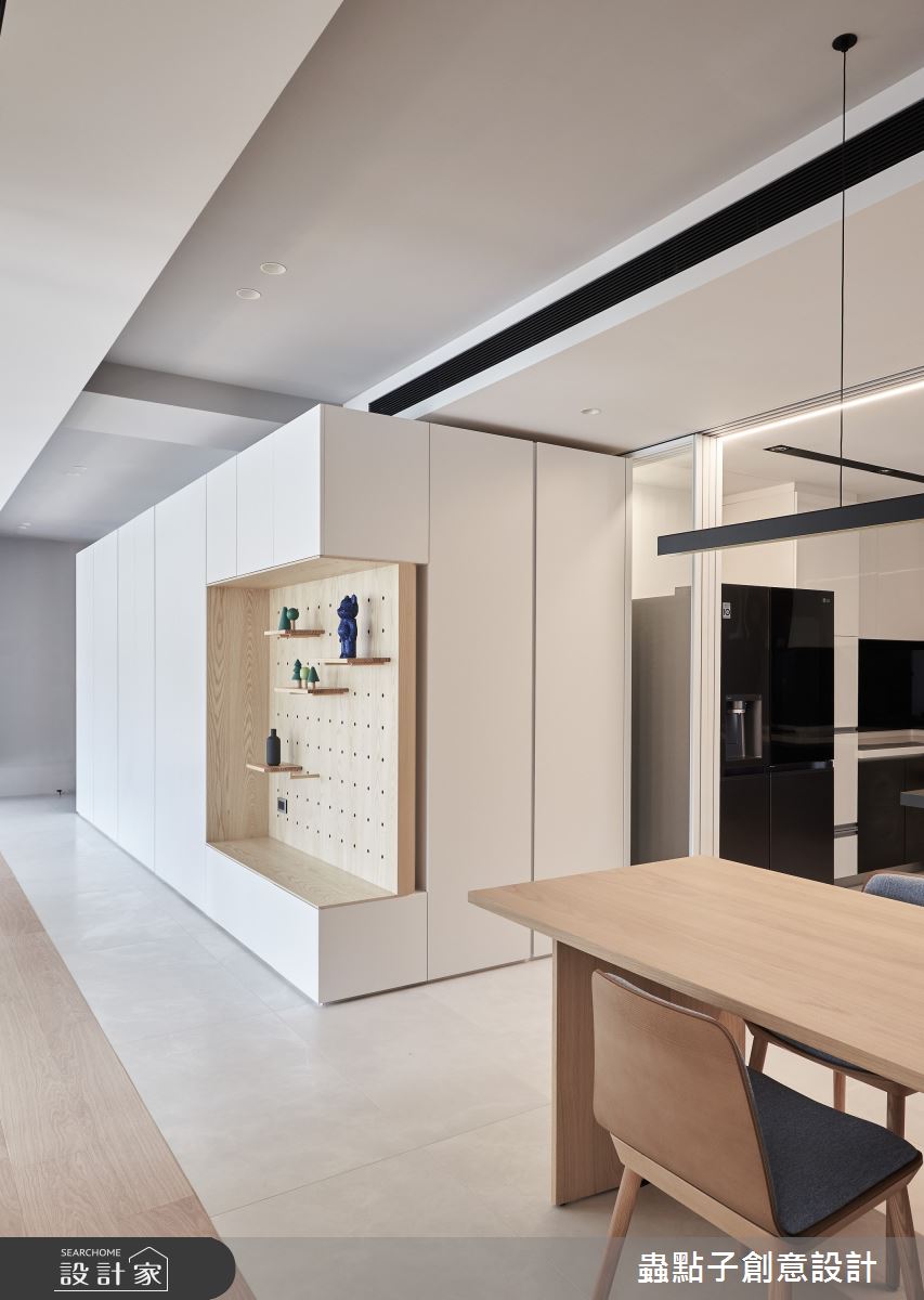 50坪新成屋(5年以下)＿簡約風餐廳走廊案例圖片＿蟲點子創意設計＿蟲點子_109之21