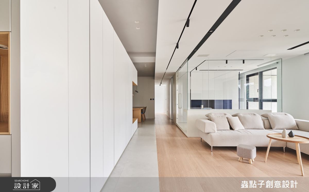50坪新成屋(5年以下)＿簡約風客廳案例圖片＿蟲點子創意設計＿蟲點子_109之4