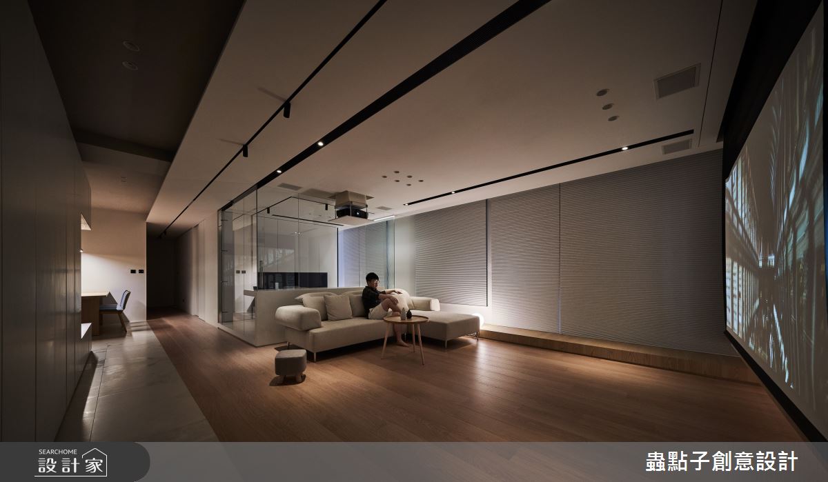 50坪新成屋(5年以下)＿簡約風客廳臥榻案例圖片＿蟲點子創意設計＿蟲點子_109之27