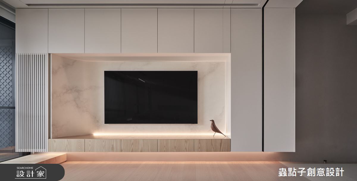 50坪新成屋(5年以下)＿簡約風客廳案例圖片＿蟲點子創意設計＿蟲點子_109之35