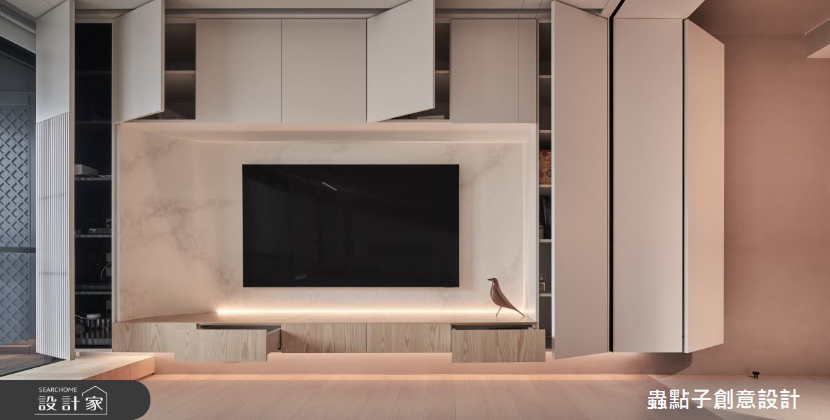 50坪新成屋(5年以下)＿簡約風客廳案例圖片＿蟲點子創意設計＿蟲點子_109之36
