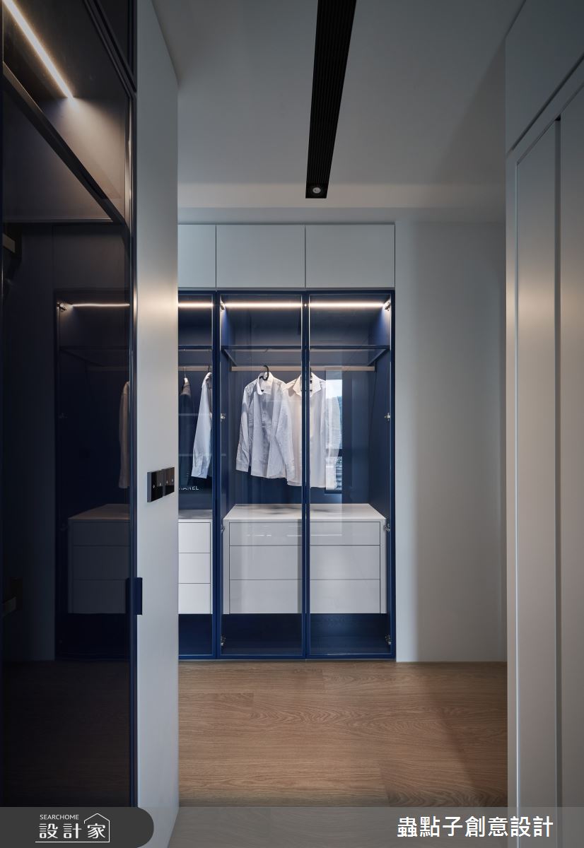 50坪新成屋(5年以下)＿簡約風更衣間案例圖片＿蟲點子創意設計＿蟲點子_109之52