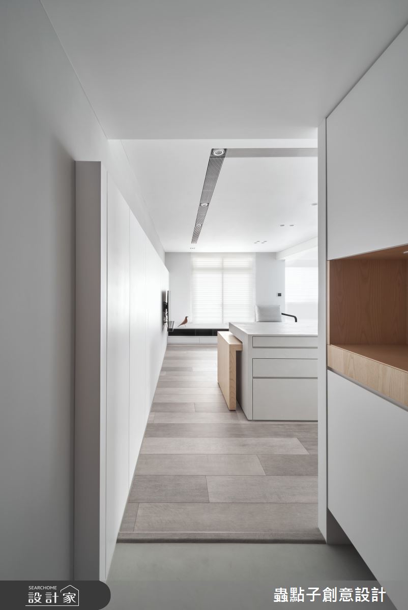 19坪中古屋(5~15年)＿簡約風玄關餐廳臥榻案例圖片＿蟲點子創意設計＿蟲點子_110之1