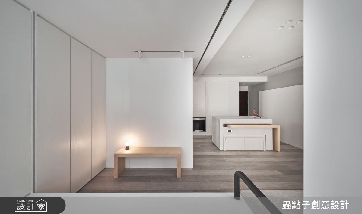 19坪中古屋(5~15年)＿簡約風客廳餐廳多功能室案例圖片＿蟲點子創意設計＿蟲點子_110之17