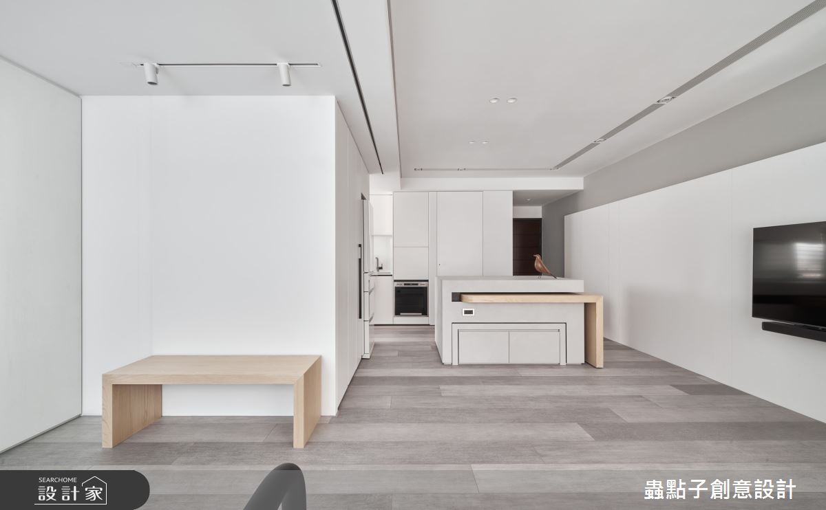 19坪中古屋(5~15年)＿簡約風客廳餐廳案例圖片＿蟲點子創意設計＿蟲點子_110之21