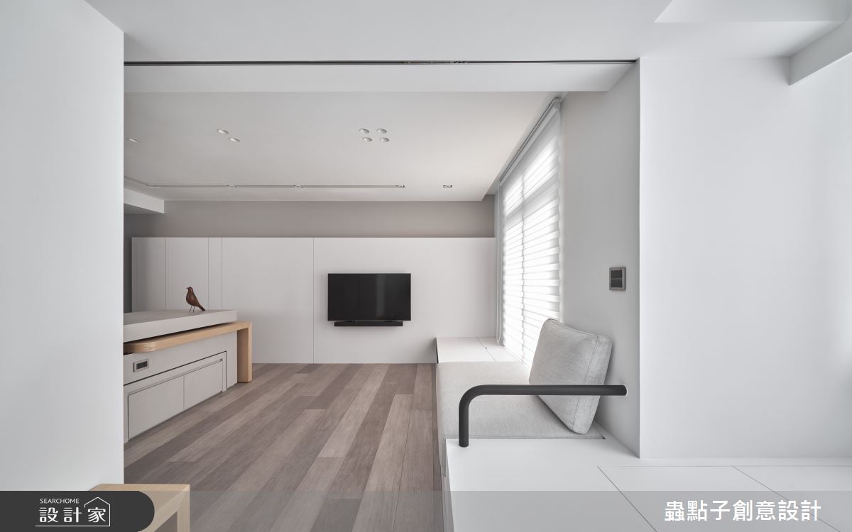 19坪中古屋(5~15年)＿簡約風客廳餐廳臥榻多功能室案例圖片＿蟲點子創意設計＿蟲點子_110之22