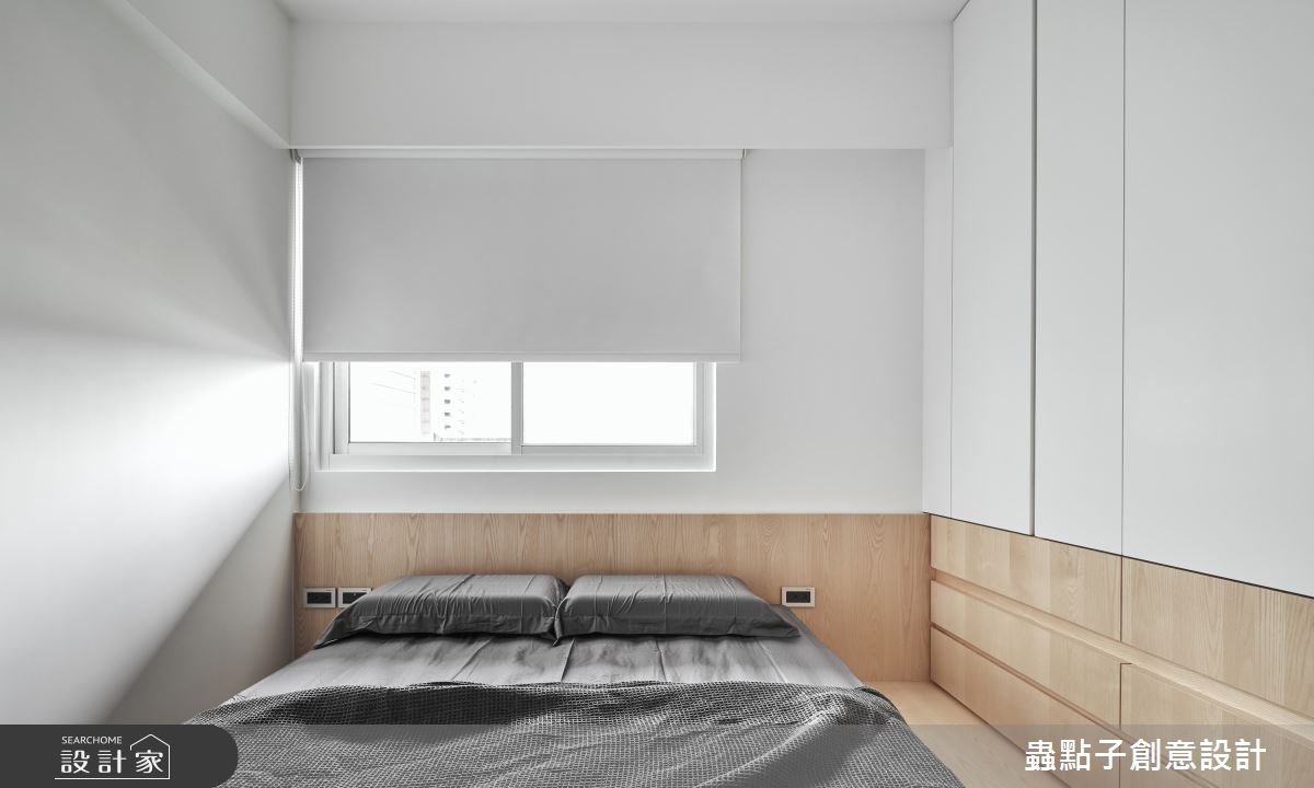 19坪中古屋(5~15年)＿簡約風臥室案例圖片＿蟲點子創意設計＿蟲點子_110之39