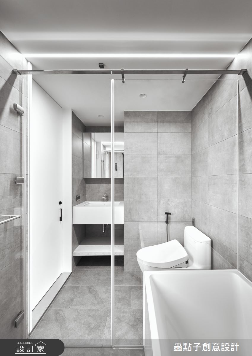 19坪中古屋(5~15年)＿簡約風浴室案例圖片＿蟲點子創意設計＿蟲點子_110之40