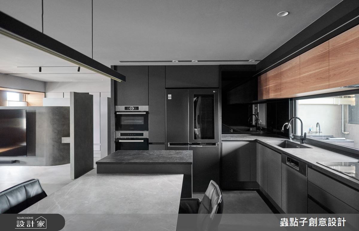 35坪老屋(16~30年)＿北歐風餐廳廚房中島案例圖片＿蟲點子創意設計＿蟲點子_111之23