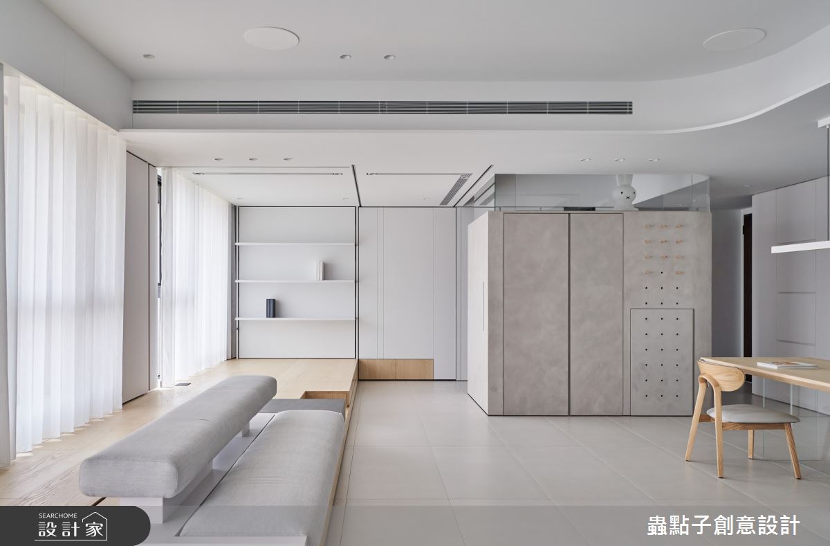 26坪新成屋(5年以下)＿北歐風客廳餐廳儲藏室臥榻案例圖片＿蟲點子創意設計＿蟲點子_112之15