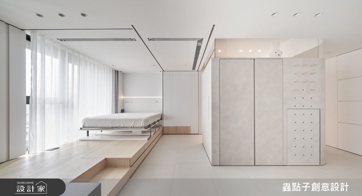 26坪新成屋(5年以下)＿北歐風客廳儲藏室臥榻客房案例圖片＿蟲點子創意設計＿蟲點子_112之18