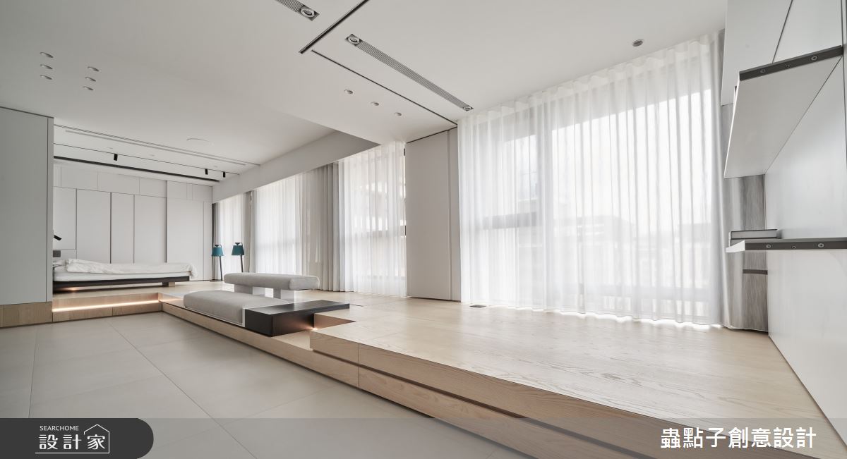 26坪新成屋(5年以下)＿北歐風客廳臥室臥榻案例圖片＿蟲點子創意設計＿蟲點子_112之23
