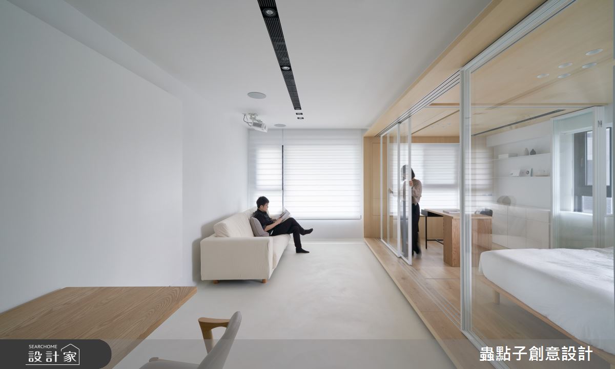 15坪新成屋(5年以下)＿北歐風客廳餐廳臥室書房案例圖片＿蟲點子創意設計＿蟲點子_113之12