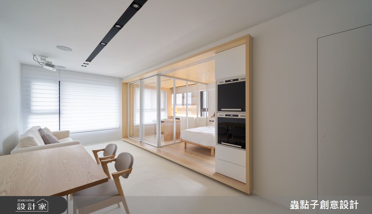 15坪新成屋(5年以下)＿北歐風客廳餐廳臥室書房案例圖片＿蟲點子創意設計＿蟲點子_113之16