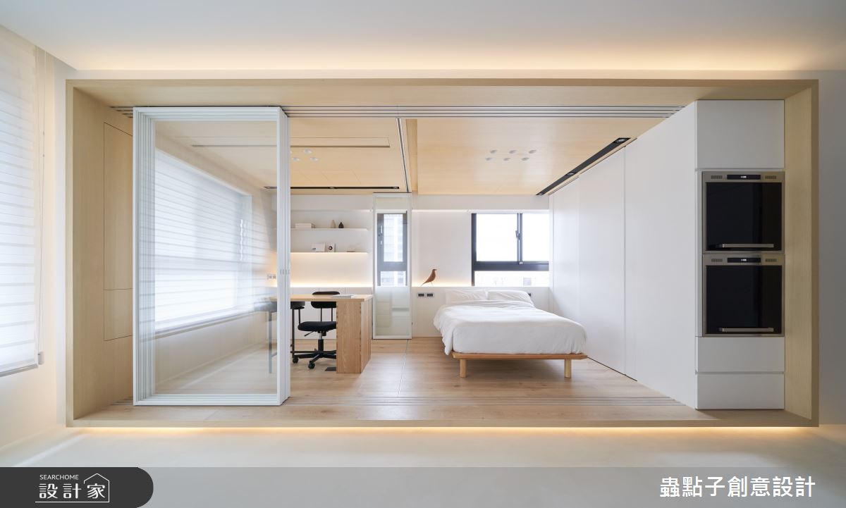 15坪新成屋(5年以下)＿北歐風臥室書房案例圖片＿蟲點子創意設計＿蟲點子_113之18