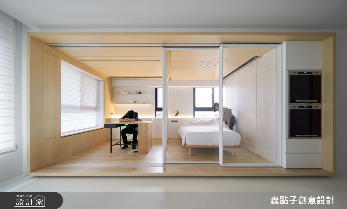 15坪新成屋(5年以下)＿北歐風臥室書房案例圖片＿蟲點子創意設計＿蟲點子_113之23